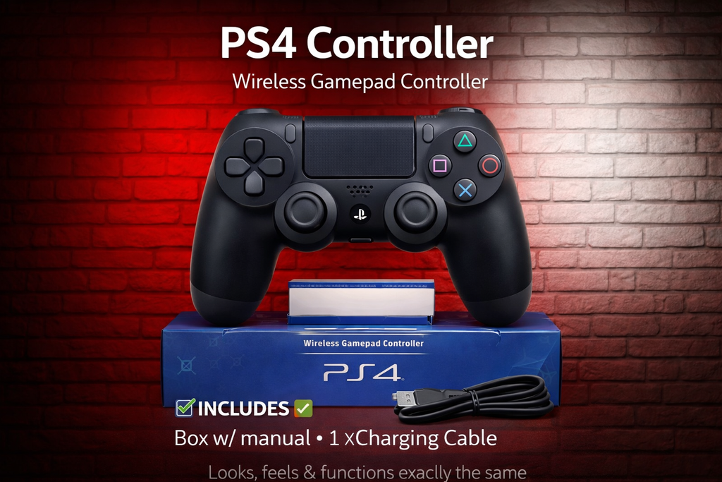 PS4 Replacement Wireless Controller (Black)