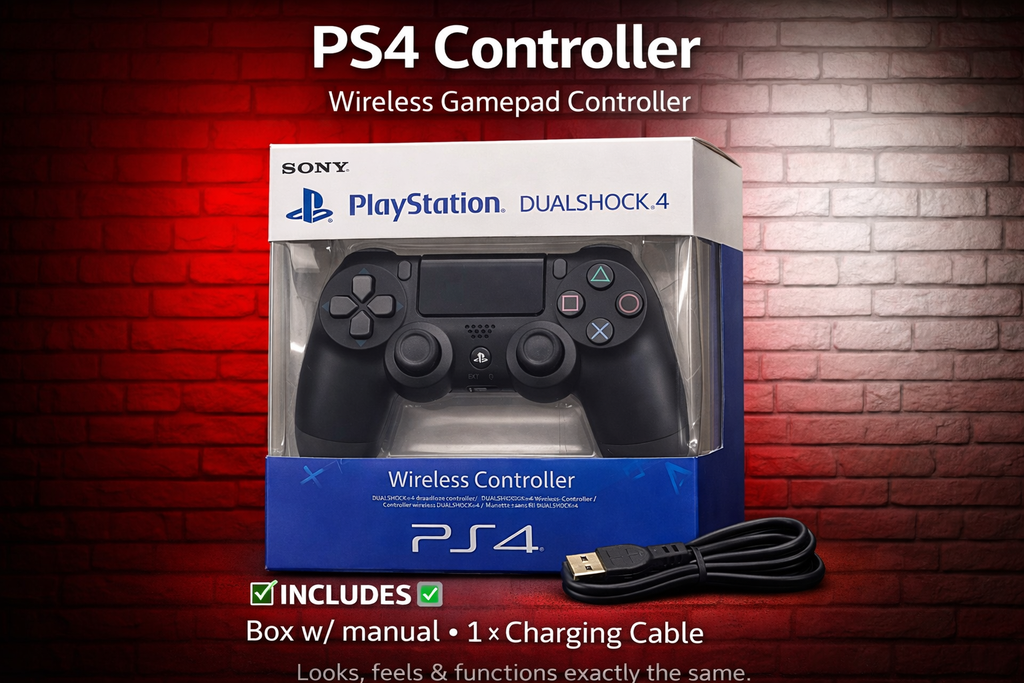 PS4 Replacement Wireless Controller (Black)