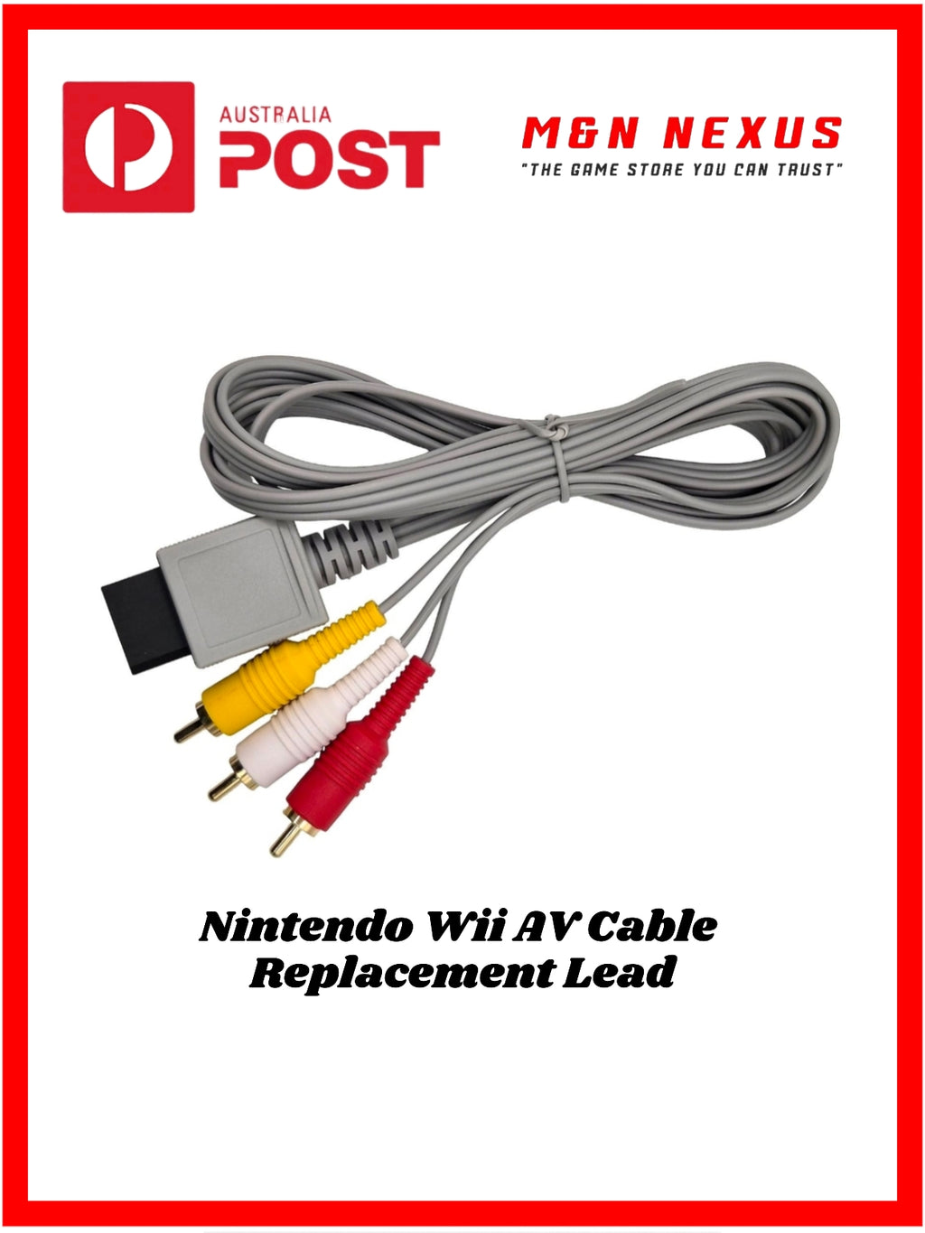 AV Audio Video Cable for Wii / Wii U