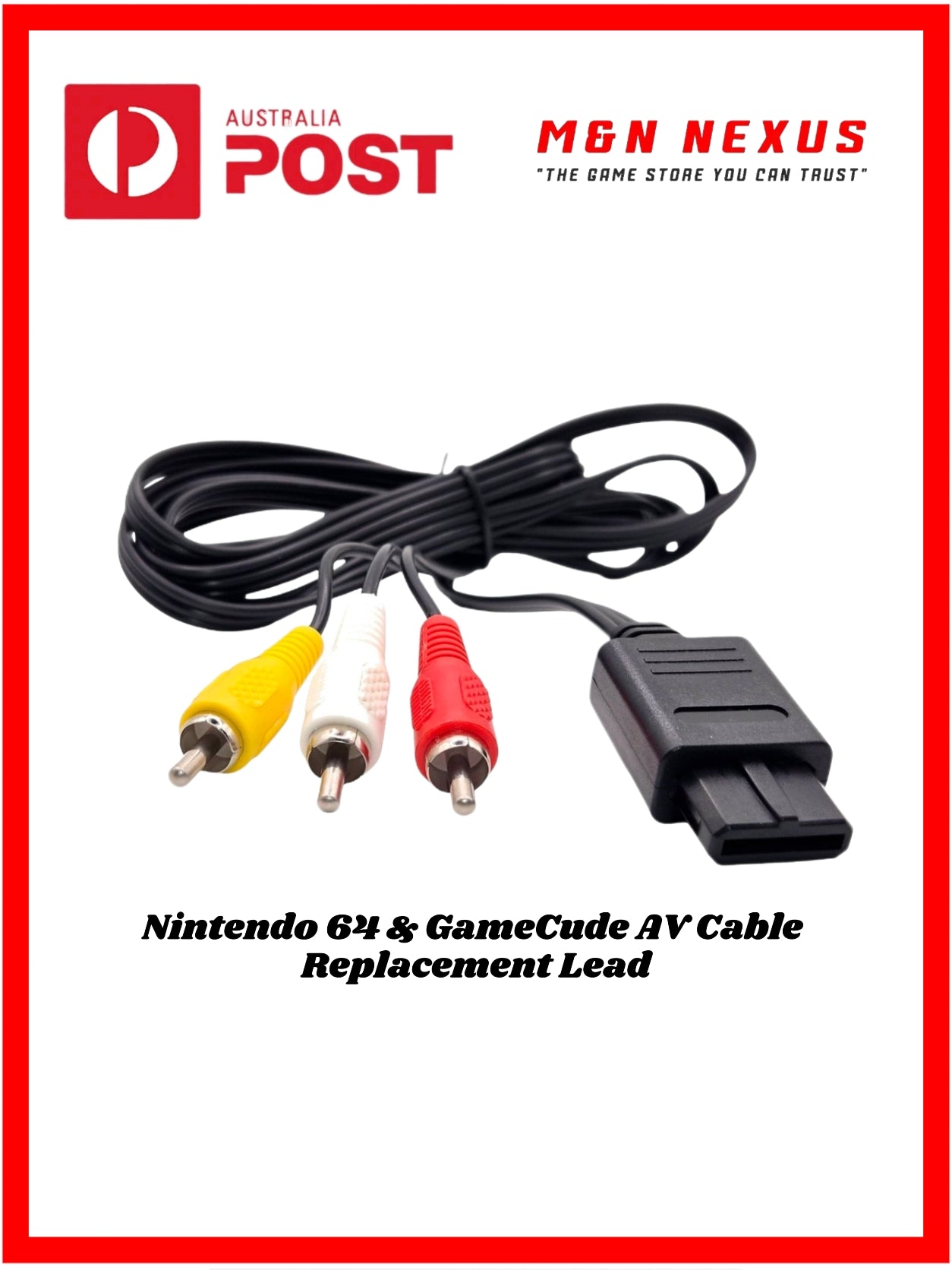 AV Audio Video Cable for N64 / Super N & GameCube