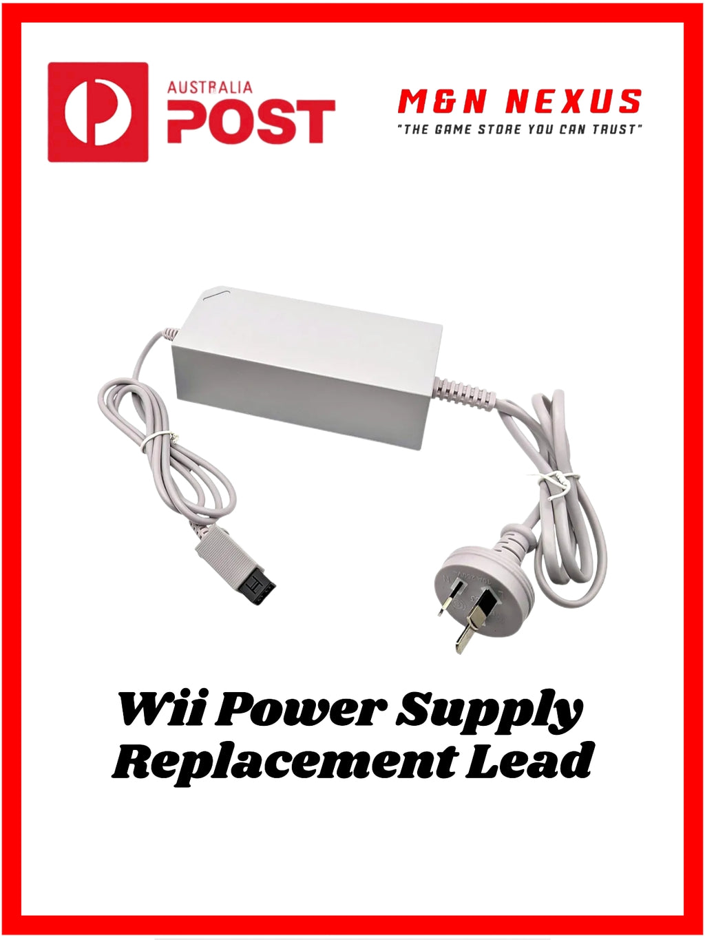 Wii Power Supply / Cable / Lead