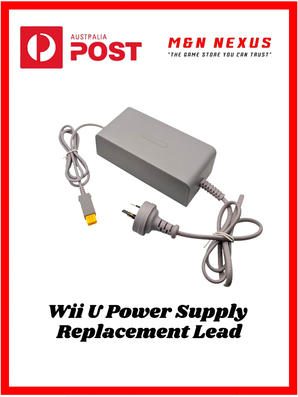 Wii U Power Supply / Cable / Lead