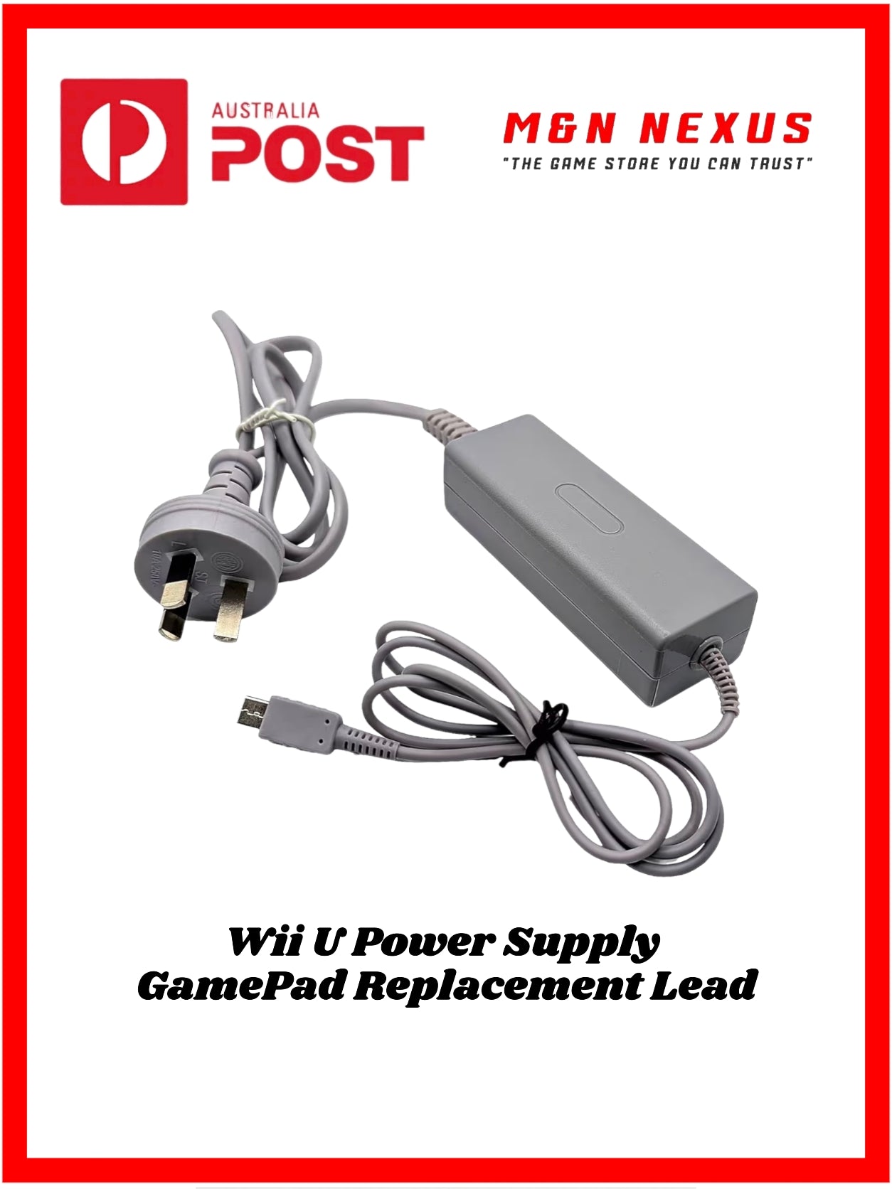 Wii U GamePad Charger / Adapter / Lead